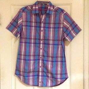 Robert Graham NWOT Short Sleeve Button Down Small